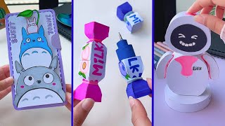 Paper craftEasy craft ideas miniature craft  how to make DIYschool projectTonni art and craft [upl. by Alimak808]