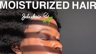 How to keep 4C hair soft and moisturized 2018  Jelexia [upl. by Anaer994]