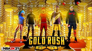 FIRST EVER DF GOLD RUSH ROYALE EVENT Which DF MEMBER can get the most VC with RANDOMSNBA2K21 [upl. by Nonnarb]