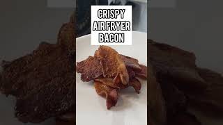 CRISPY Air Fryer Bacon in less than 10 Minutes  Ninja Foodi shorts [upl. by Sihonn]