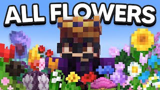 How Fast Can I Collect ALL 22 Minecraft Flowers [upl. by Anes]