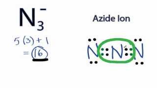 N3 Lewis Structure How to Draw the Lewis Structure for N3 [upl. by Lahsiv]