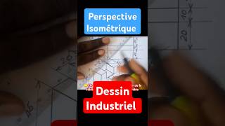 Perspective isométrique dessin technique dessin industriel indiamaroo movies [upl. by Agon100]