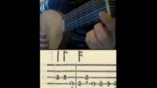 Lute Tutorial n3  How to read Tablature part 1 [upl. by Idnor]