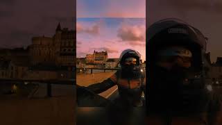 Amboise castle at golden hour fryhd harleydavidson shortswithzita amboise [upl. by Airbmac]