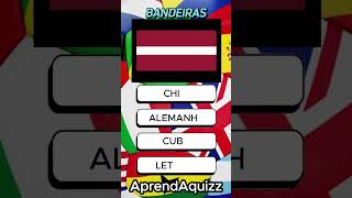 Quiz Divertido Perguntas e Respostas Bandeiras 031  AprendAquizz quiz mundoquiz [upl. by Nylorac51]