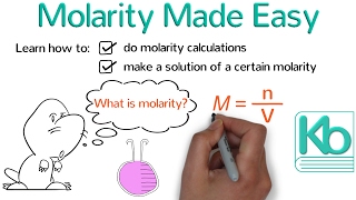 Molarity Made Easy How to Calculate Molarity and Make Solutions [upl. by Paolo]