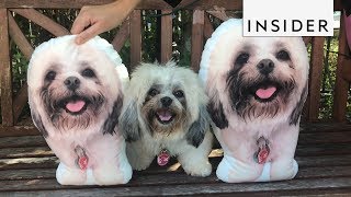 Print Your Dog on a Pillow [upl. by Suirada441]