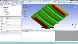 Stiffened Plate Static Structural Finite Element Analysis [upl. by Madison]