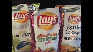 Lays Turn Up the Flavor Taste Test [upl. by Ancalin]