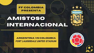 Argentina vs Colombia Amistoso internacional femenino [upl. by Doubler336]