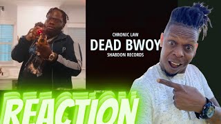 CHRONIC LAW DEAD BWOY OFFICIAL VIDEOFIYAFEELINGS REACTION [upl. by Eizdnil]