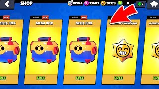 AWESOME UPDATE FREE MEGA BOX REWARDS🔥15 ACCOUNT LEGENDARY STARR 😱BRAWL STARS UPDATE GIFTS [upl. by Debbra588]