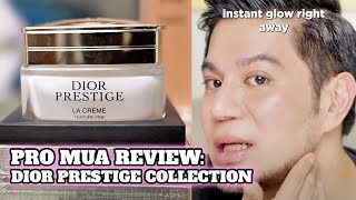 PRO MUA REVIEW DIOR PRESTIGE COLLECTION  ALBERT KURNIAWAN [upl. by Aihsenek]