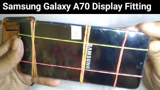 Samsung A70 Display Combo Fitting  How To Replace a Cracked Smartphone Screen [upl. by Houser65]