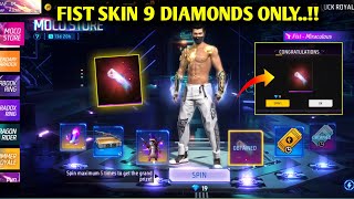 New Fist Skin Moco Store  9 Diamonds One Spin Trick  New Moco Store Free Fire Free Fire New Event [upl. by Olimpia]