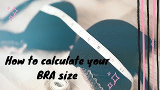 HOW TO MEASURE YOUR BRA SIZE [upl. by Efi]