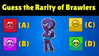 Guess the Rarity of Brawlers with Skin  Brawl Stars Quiz [upl. by Doak81]