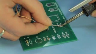 2 THROUGH HOLE SOLDERING  Part 2 of 7 with Thermaltronics [upl. by Llibyc708]