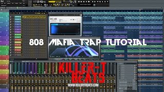 How To Make A 808 Mafia Type Beat  KillerT Beats [upl. by Ariec]