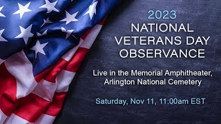 National Veterans Day Observance 2023 [upl. by Richella]