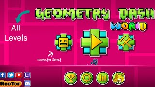 All The Levels from Geometry Dash World [upl. by Tlok846]