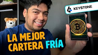 Keystone la Mejor Carteria Fria para tus CRYPTOS La Mas Segura 🔐 TUTORIAL [upl. by Airdnoed668]