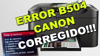 Error B504 en impresora CANON corregido [upl. by Valentina]