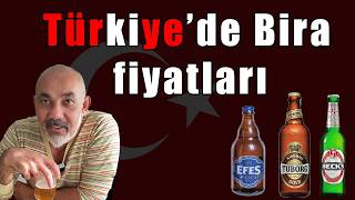 Türkiye’de Bira fiyatları  🔞 🍻 Keyfli bira muhabeti  efes bira beer [upl. by Rolph]