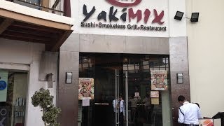 Yakimix Sushi Smokeless Grill Restaurant Greenbelt 3 Ayala Center Makati by HourPhilippinescom [upl. by Ut217]