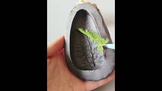 Plant Rubbing Stone Night Light DIY Tutorial 🌿💡 [upl. by Nyleak]