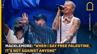 Rapper Macklemores Palestine speech at sold out Seattle concert [upl. by Klatt]