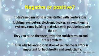 Negative Ions  How Do Neg Ions Influence Our Health [upl. by Lavena]