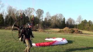 ParaMotoring TakeOffs and Landings [upl. by Waldron]