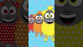 Big Bigger Biggest Song  POLKADOT SHEEP BabyBigMouth shorts kidssong dance toddler learn [upl. by Eissac]