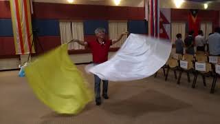 L Size Harbotai Silk Flag Demonstration [upl. by Artim]