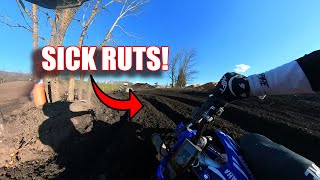 THESE RUTS WERE SO SICK AT ALBANY MX YZ250F [upl. by Bryan116]