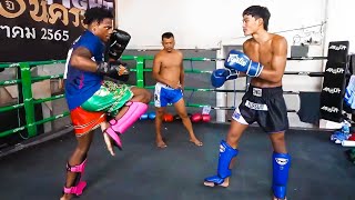 ISHOWSPEED vs PRO MUAY THAI FIGHTER [upl. by Ellirpa477]