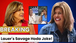 SNLs SHOCKING Matt Lauer Joke on Hoda Kotbs Departure [upl. by Nahtiek475]