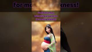 Pregnant Disney Princesses  Reimagined with AI Copilot [upl. by Aikahs526]