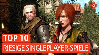 Top 10 SingleplayerSpiele mit riesiger Spieldauer  Top 10 [upl. by Htehpaj]