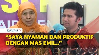 Ngaku Nyaman dengan Emil Dardak Khofifah Saya Harap 4 Parpol Kompak [upl. by Aita698]