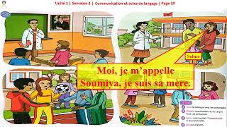 MES APPRENTISSAGES EN FRANCAIS  3EME AEP  UNITE 1  SEMAINE 2  PAGE 20 [upl. by Akli]