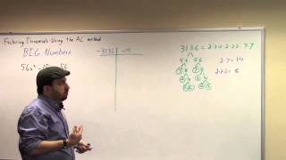 Factoring Using the AC method Big Numbers [upl. by Mary]