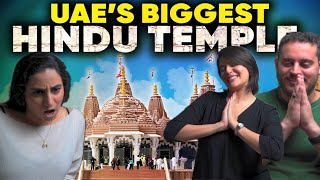 Exclusive Look Inside UAEs Biggest Hindu Temple In Abu Dhabi Reaction  Curly Tales ME [upl. by Ahsekam]