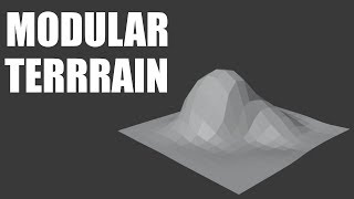 Low High Poly Terrain In Blender With Sculpting [upl. by Grete]