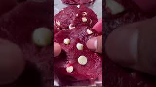 Cheesecake Stuffed Red Velvet Cookies 🍪 food foodie dessert recipe cooking shorts [upl. by Brink]