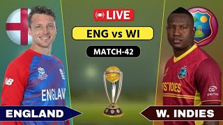 West Indies vs England Live  Match 42  WI vs ENG Live  T20 WC 2024 cricketlive [upl. by Hannibal605]