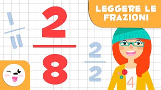 Impara a leggere le frazioni  Matematica per bambini [upl. by Malaspina]