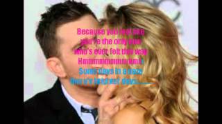 End of May Michael Buble karaoke with lyrics [upl. by Rohn]